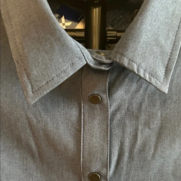 Navy Blue Women's Blouse - Picture 3 of 5